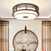 新中式实木吸顶灯中国风小吊灯餐厅卧室禅意，茶楼灯玄关过道灯具