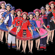 三月三少数民族成人舞蹈服装女广西壮族苗族土家族彝族演出服服饰