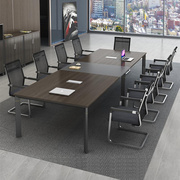 办公家具会议桌大小型培训洽谈长桌子现代简约长方形拼接桌椅