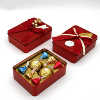 结婚喜糖成品铁盒礼盒，含糖费列罗巧克力伴手礼盒，婚礼专用糖盒
