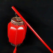 恒程大红色手提汉服灯笼，明制宋制婚纱照拍摄道具，中式古典风灯笼结