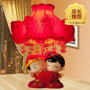 小顺子结婚礼物台灯婚房卧室，浪漫温馨婚庆，欧式床头灯装饰长明灯。