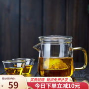 美斯尼旅行茶具套组快客杯v可携式茶具包泡茶壶玻璃茶杯茶巾过滤