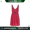 香港直邮Pinko 品高 女士 V 领束腰无袖迷你连衣裙 103098A17I
