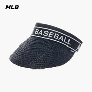MLB 男女情侣运动百搭空顶草编遮阳帽棒球帽23夏季SC002