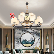 新中式吊灯中式客厅中国风大气，家用简约现代禅意，茶室卧室餐厅灯具