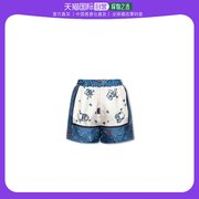香港直邮FendiFENDI 拼色女士短裤 FR6516-ANR4-F1KE5