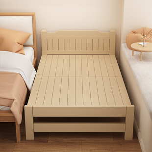 折叠床1.2米单人办公室午休简易1.5全实木床出租房小床硬板儿童床