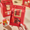 中式烘焙手工自制曲奇饼干太妃糖果牛轧糖雪花酥包装盒红色盒