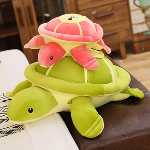 毛绒玩具乌龟公仔海龟靠枕，娃娃抱枕可爱大号布偶儿童玩偶生日礼物
