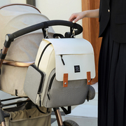妈咪包2022带娃时尚可挂车，多功能大容量双肩包轻便(包轻便)母婴儿背包