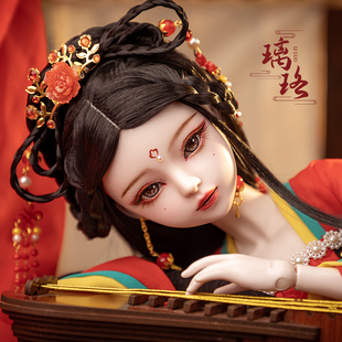 中国古风古装芭60厘米比娃娃，玩具女孩公主，正版bjd人偶玩偶洋娃娃