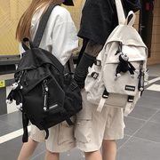 书包女韩版高中大容量百搭双肩，包男大学生时尚潮流ins风情侣背包