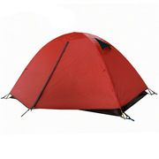帐篷户外野营双人双层铝杆，防雨野外易搭建(易搭建)帐篷露营装备轻便帐篷