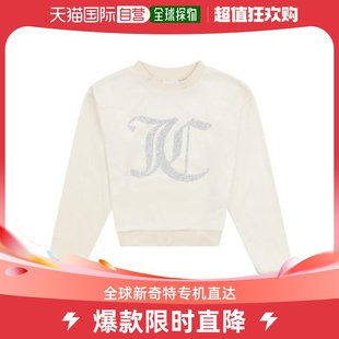 香港直邮潮奢juicycouture女童juicyjcvelswjn34徽标卫衣