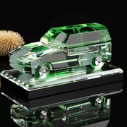 水晶车模型摆件车载高档汽车内模型车香水座车上创意空瓶玻璃