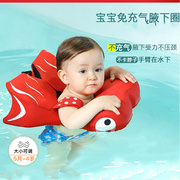 婴儿游泳圈免充气婴幼儿腋下圈儿童防侧翻0-4岁趴圈宝宝洗澡坐圈