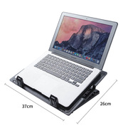 笔记本12寸-17寸电脑降温底座板垫散热器通用笔记本电脑支架