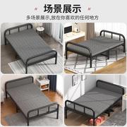 出租房床一体单人床长1米8一米五宽的折叠床1米3宽的单人床家用宽