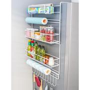 冰箱置物架厨房用品冰箱侧面挂架多功能家用侧壁挂篮保鲜膜收纳架