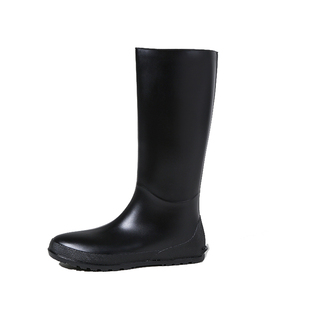 罗兰茵雨鞋女款2024高筒塑胶雨靴防水软底平跟水鞋防滑长筒