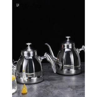 单独烧水壶不锈钢烧水壶八角壶泡茶壶电磁炉水壶小茶壶壶具带漏网