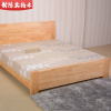 陈实柏木4号平板床，全柏木床实木家具厂实木床高箱床双人床1.8婚床