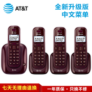 厂ATT31109中文数字无绳电话办公室座机家用子母机一拖一固话单新