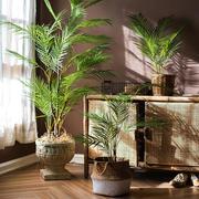 散尾葵仿真绿植大型棕榈北欧客厅，落地植物装饰室内假树景观树