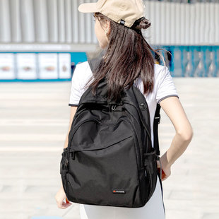 书包女户外旅游背包初中，高中大学生旅行轻便双肩包大容量2023