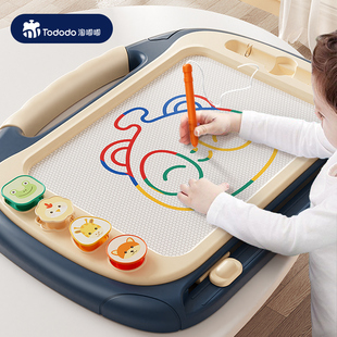 儿童画板家用幼儿磁性写字板一岁宝宝，2涂鸦3磁力，画画玩具画写板大