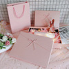 粉红色礼物盒送女友闺蜜伴手礼衣服大号包装空盒子精致生日盒