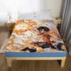 海贼王床笠单件床套床单防滑床罩1.8m1.5米，席梦思床保护套罩路飞2