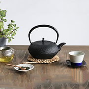 日本南部铁器进口铁壶烧水壶 纯手工茶道铸铁煮水壶电磁炉煮茶壶