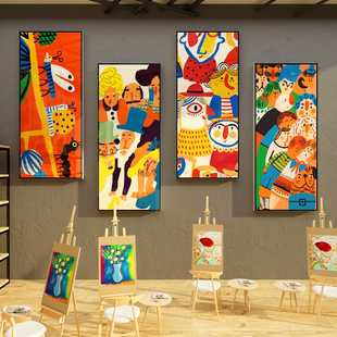 画室布置美术室素描，班级墙面装饰文化，环创贴纸幼儿园教育培训机构