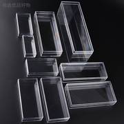 pc塑料盒透明小盒子长方，放小摆的长条型，水晶展示^件盒迷形你标