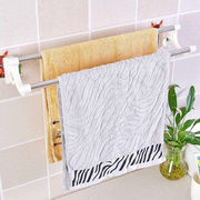 浴室吸盘壁挂毛巾架不锈钢，浴巾架挂件，免打孔厕所卫生间置物架