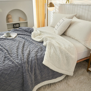塔芙绒羊羔绒毛毯夏季珊瑚，绒毯加厚办公室午睡毯子，沙发盖毯空调毯