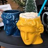 现代创意古希腊阿波罗头像，马克杯艺术罗马雕塑大卫，情侣水杯咖啡杯