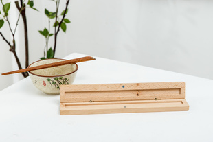 竹制便携式筷子盒套装木盒子，单双学生旅行筷木制餐具创意个性