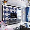 欧式微晶石电视背景墙砖800x800蓝色瓷砖室内墙砖地板砖家装主材