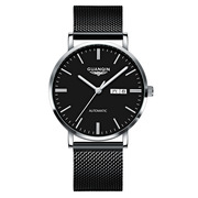 品牌商务简约全自动机械手男士手表瑞士精钢时尚皮带国产腕表
