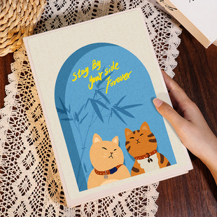 猫咪可爱小相册本纪念册，大容量家庭版儿童，单页六5寸影集7相簿