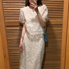 韩国chic夏季气质百搭泡泡袖，蕾丝衬衫+高腰，显瘦包臀半身裙两件套