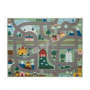 宜家国内瓦拉比地毯，绿色100x133厘米儿童游戏，垫卧室客厅垫