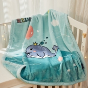儿童毛毯双层加厚婴儿小被子，冬季宝宝幼儿园午睡毯空调珊瑚绒毯子