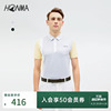 honma运动高尔夫服饰男子短袖，polo衫t恤时尚拼色运动上衣