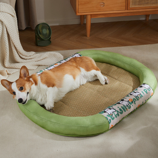 狗垫子夏天降温凉席睡垫狗狗，床猫窝中小型犬四季通用凉垫宠物用品