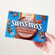 美国swissmiss瑞士小姐美怡，可热巧克力可可粉，冲饮黑巧棉花糖浓情