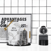 样板间房厨房摆件组合咖啡主题咖啡机咖啡壶托盘装饰画展厅道具